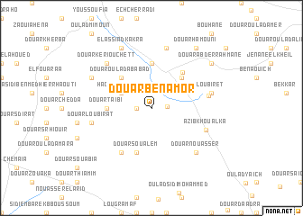 map of Douar Ben Amor