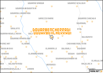 map of Douar ben Cherradi