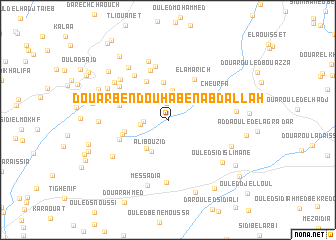 map of Douar Ben Douha Ben Abdallah