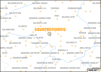 map of Douar Beni Hamid