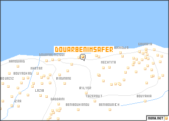 map of Douar Beni Mʼsafer