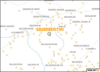 map of Douar Beni Timi