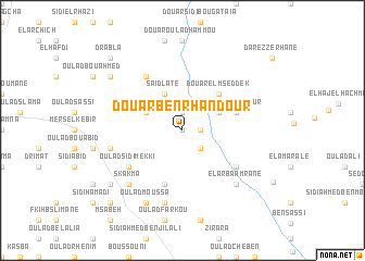 map of Douar Ben Rhandour