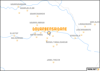 map of Douar Ben Saïdane