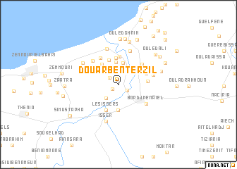 map of Douar Ben Terzil