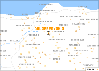 map of Douar Ben Yahia