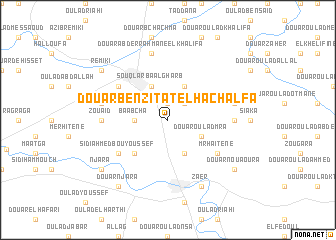 map of Douar Ben Zitat el Hachalfa