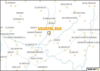 map of Douar Blada
