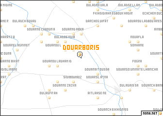 map of Douar Boris