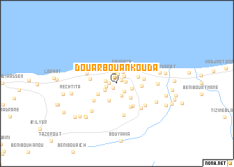 map of Douar Bouankouda