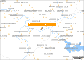 map of Douar Bou Chamar