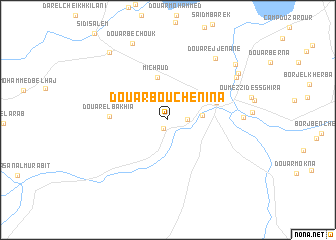map of Douar Bou Chenina
