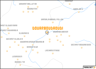 map of Douar Bou Daoudi
