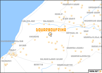 map of Douar Bou Friha