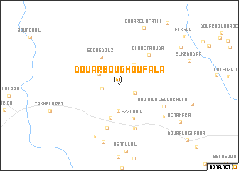 map of Douar Bou Ghoufala