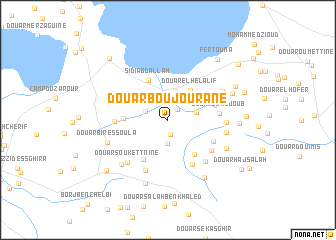 map of Douar Bou Jourane