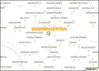 map of Douar Bou Kenfoud