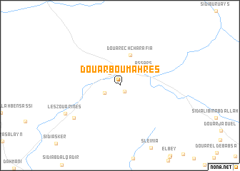 map of Douar Bou Mahres