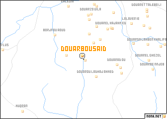 map of Douar Bou Said