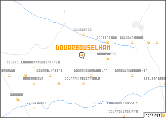 map of Douar Bou Selham