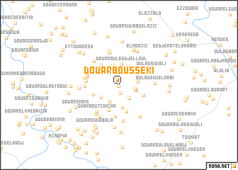 map of Douar Bousseki