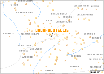 map of Douar Bou Tellis