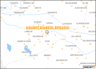 map of Douar Caïd Ben Laroussi