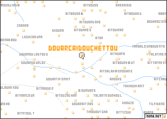 map of Douar Caïd Ouchettou