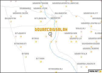 map of Douar Caïd Salah
