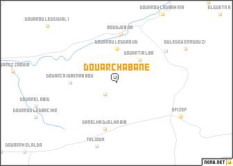 map of Douar Chabane