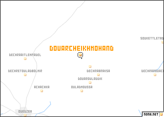 map of Douar Cheïkh Mohand