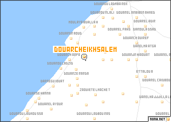 map of Douar Cheïkh Salem