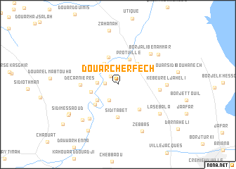 map of Douar Cherfech