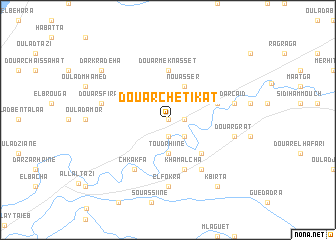 map of Douar Chetikat