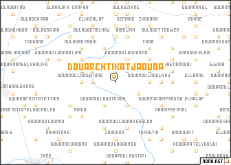 map of Douar Chtikat Jaouna