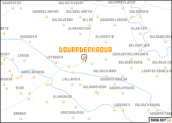 map of Douar Derkaoua