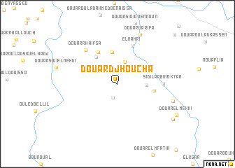 map of Douar Djhoucha