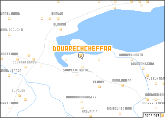 map of Douar ech Cheffâa