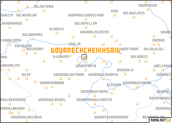 map of Douar ech Cheïkh Saïd