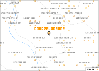 map of Douar el Agbane