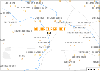 map of Douar el Agrinet