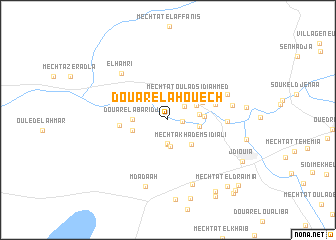 map of Douar el Ahouech