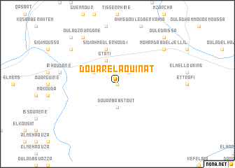 map of Douar el Aouinat