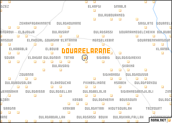 map of Douar el Arane