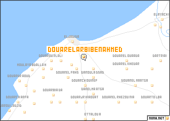 map of Douar el Arbi Ben Ahmed