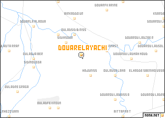 map of Douar el Ayachi