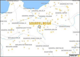 map of Douar el Beïda