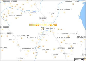 map of Douar el Bezazia