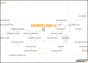 map of Douar el Bhalil