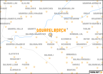 map of Douar el Borch
